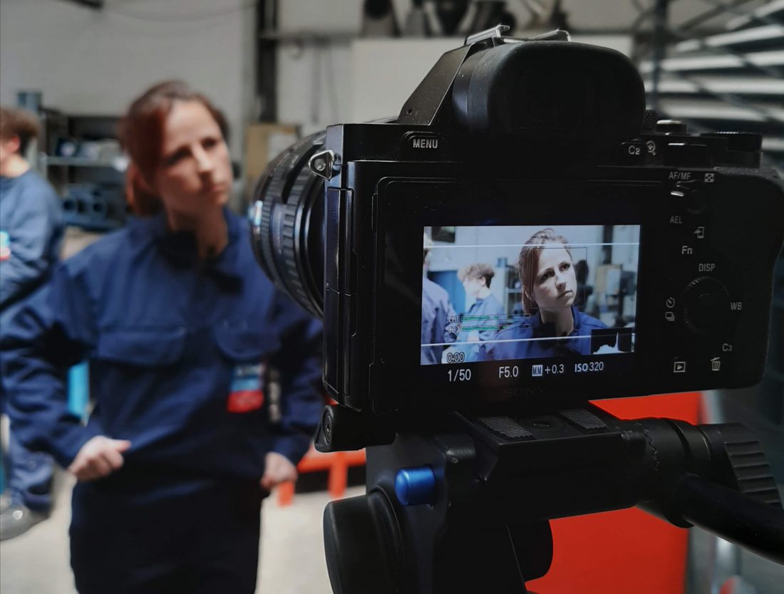 CV vidéo à l'envers